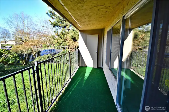 Storage room of patio