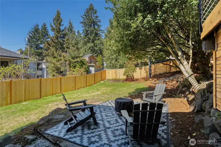 Plenty of space for outdoor recreation and entertainment