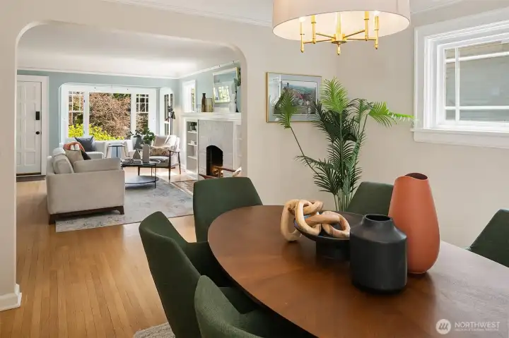 What a beautiful space for entertaining!