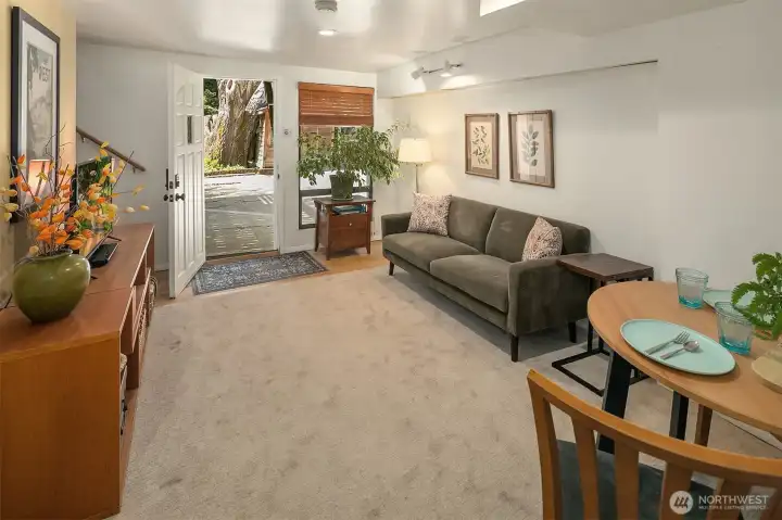 The current owners use this space for a home office and recreation room.