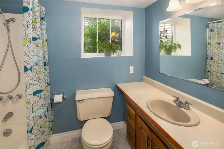 The third full bathroom in the home.
