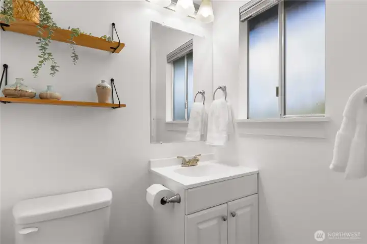 Primary half bathroom