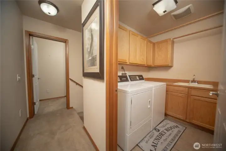 Upstairs Laundry Room