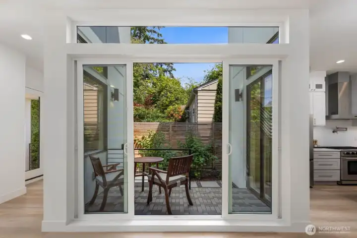 Outdoor patio on main