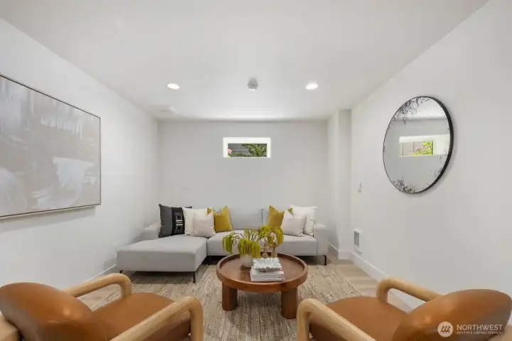 Basement flex space