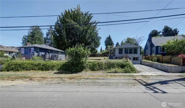 Street View of home (on the right) with super large Lot