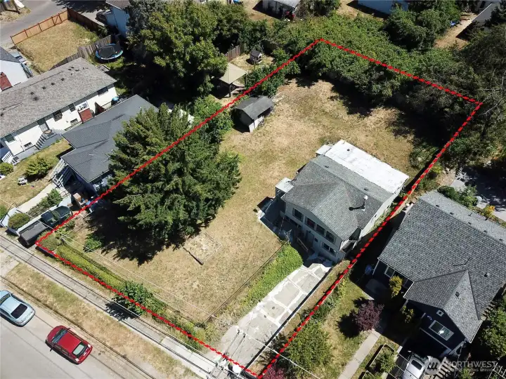Overhead view. NR3 zoning would allow for high density housing