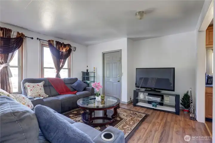 Main level entry and living room