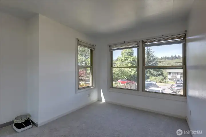 Upstairs bedroom #2. Lots of windows for natural light.