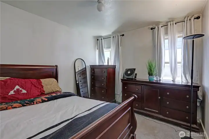 Bedroom #4 with two windows