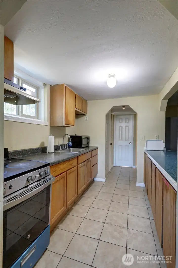 Galley Kitchen lower level.