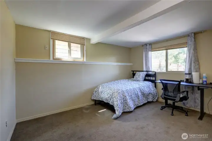 Lower-level bedroom