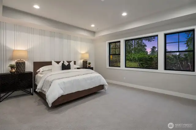 Designer primary suite