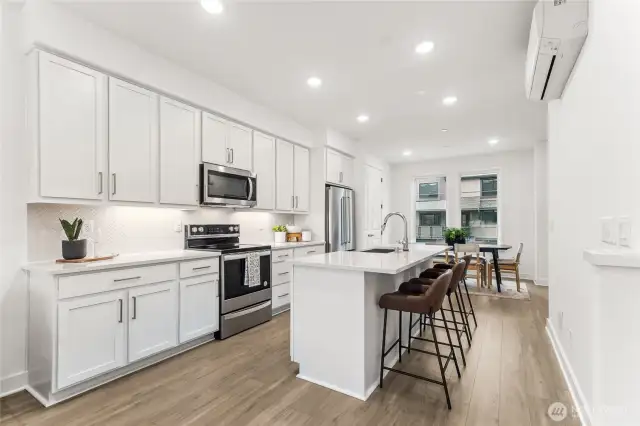 Kitchen- Features and colors may vary.