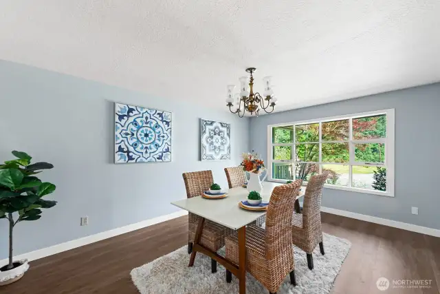 Enjoy entertaining in this formal dining room
