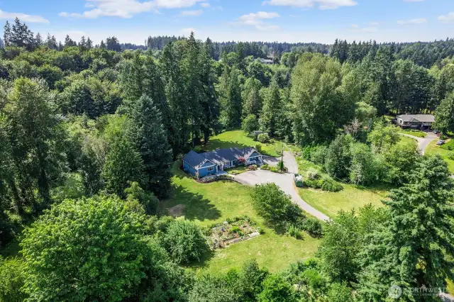 Abundant area throughout the property for all your outdoor activities.