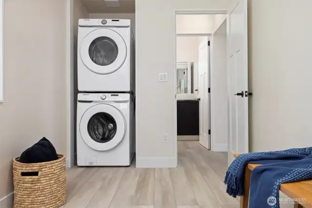 Main level utility room