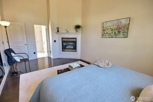Cozy up with a good  book and enjoy the 2nd fireplace!