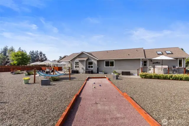 Bocce ball court