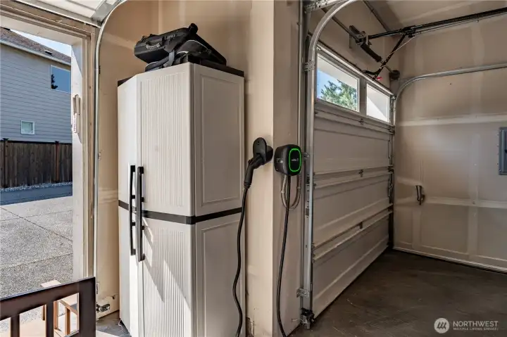 Electric vehicle charger included!