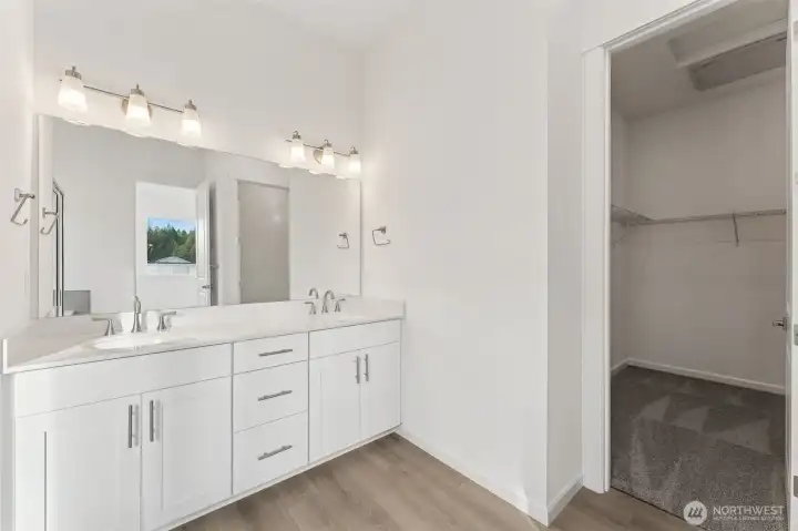 Actual Home   Primary Bathroom