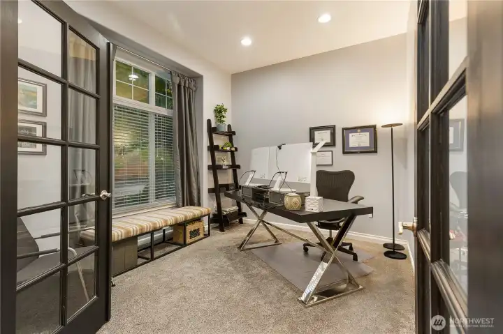 Office on the main level...