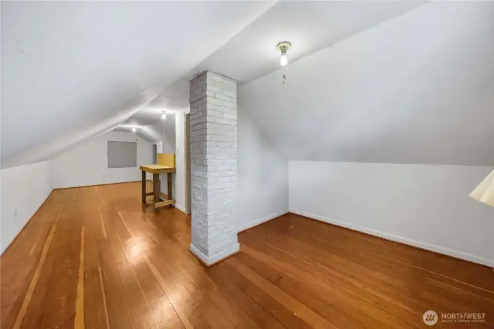 Finished attic bonus space.