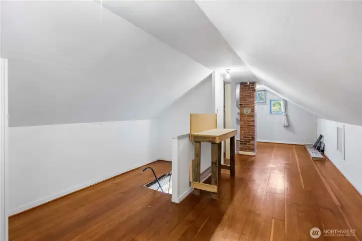Finished attic bonus space.