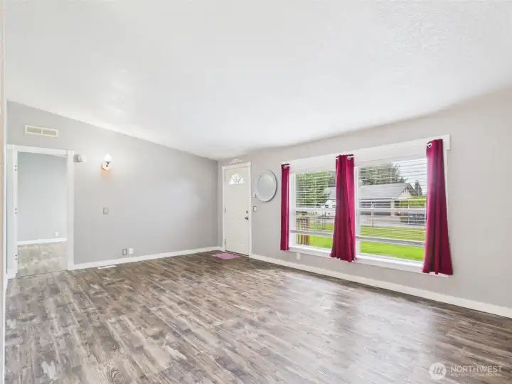 Spacious living area