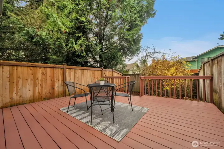 Fully-Fenced Backyard