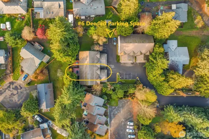 1-Car Attached Garage + Assigned/Deeded Parking Space #6