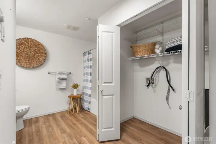 Bring your own washer/dryer or buy a set on us.