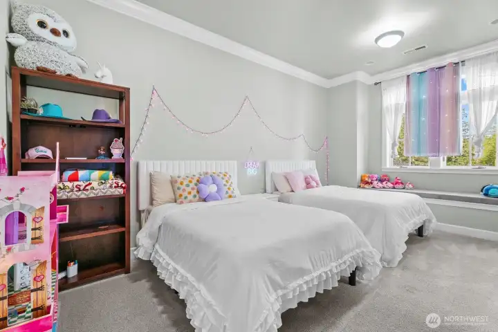 Bedroom 2 with bathroom and walk-in closet.