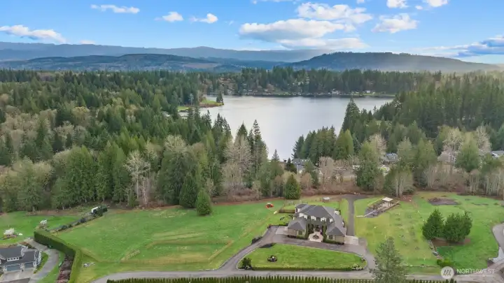 Views of flowing lake