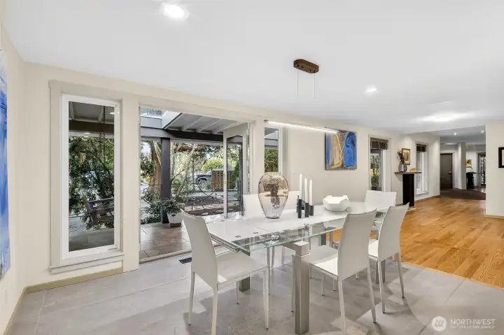 Opens to Entertaining Deck