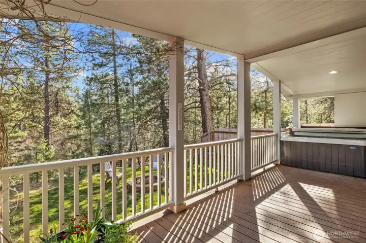 The property boasts a wooded tree line all the way down tot he Coal Miner's Trail