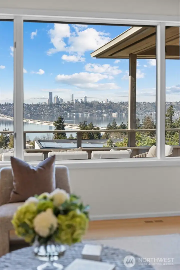 View from the Living room (staged)