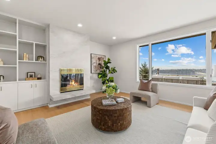 Living room (staged)