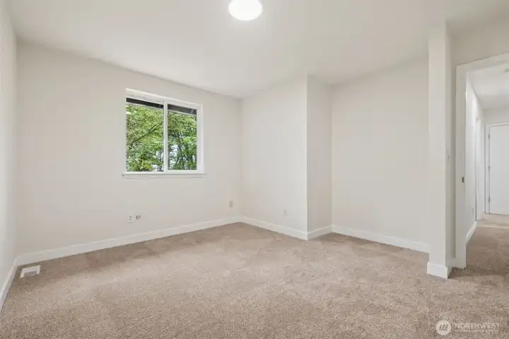 The 4th upstairs flex room offers space for hobbies, a home office or a potential 4th bedroom. Its updated finishes make it feel fresh and ready for use.
