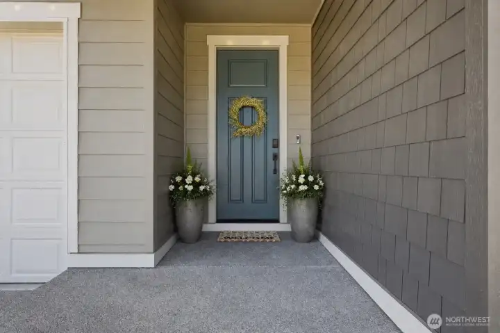 Large Covered Front Porch. Large Covered Front Porch.