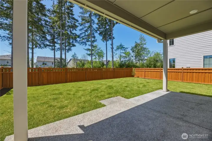 Covered patio