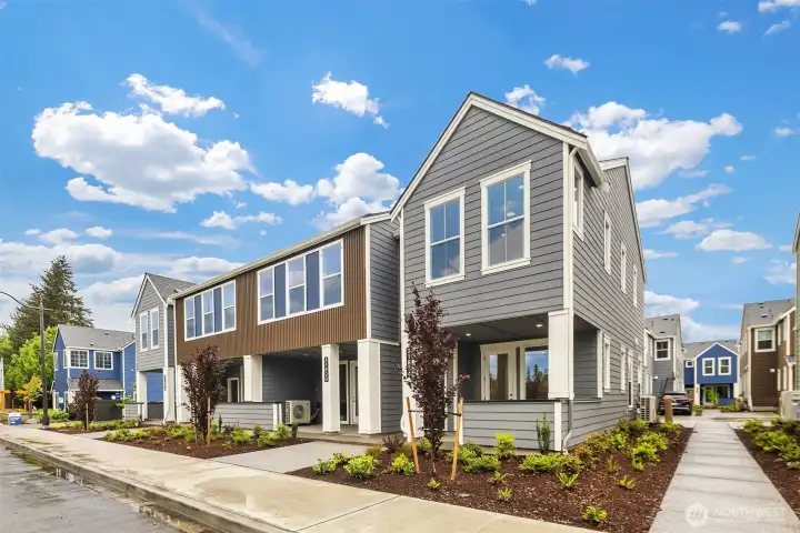 Exterior. Similar home shown