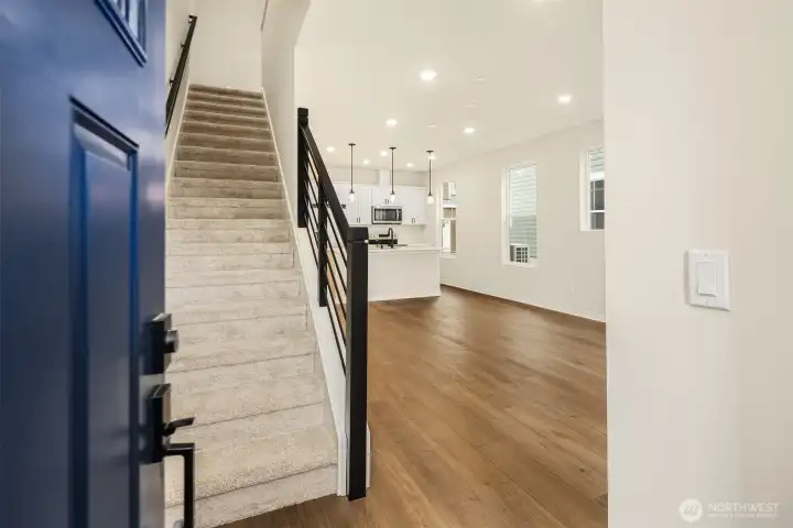 Entry. Similar home shown.