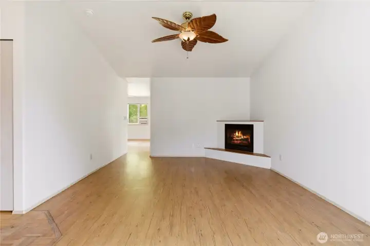 It's a Natural Gas fireplace. It's a Natural Gas fireplace.