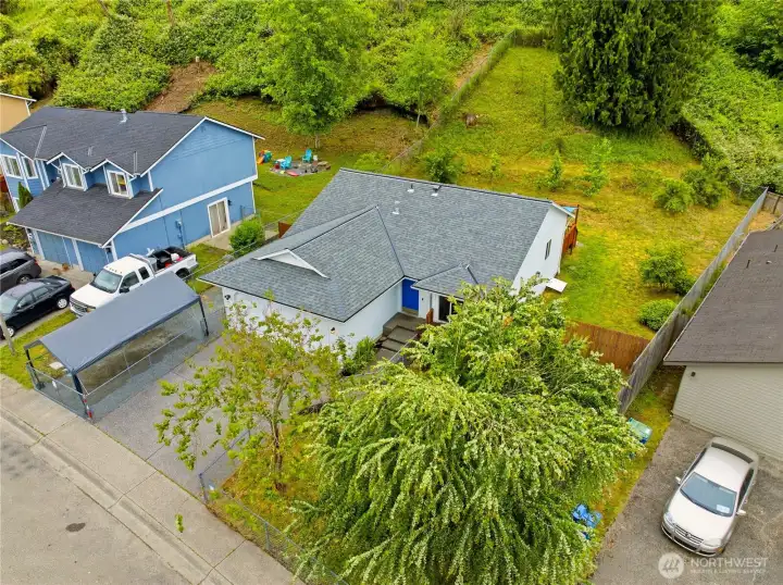 The home has a new roof. The home has a new roof.