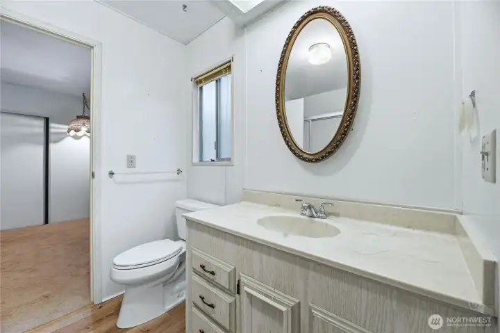 Secondary bathroom with shower