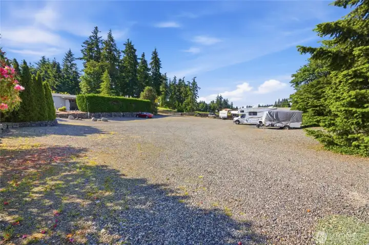 RV parking for additional fee