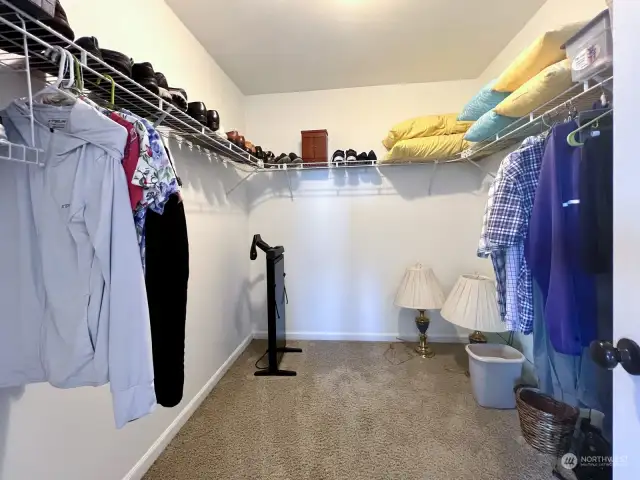 Large walk in closet