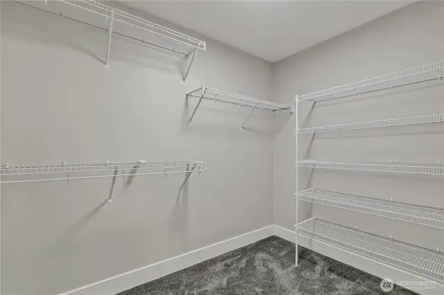 Primary walk-in closet