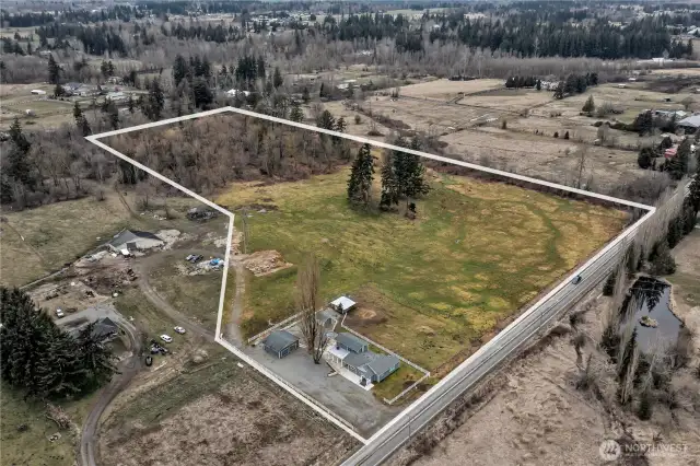 Newly surveyed land w/additional 17+ acres